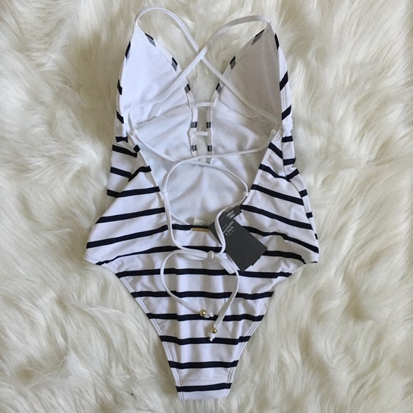 Strappy Front One Piece - Picture 2 of 7